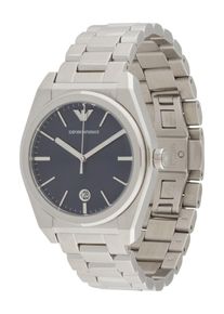 Emporio Armani Heren Analoog horloge donkerblauw / zilver One Size