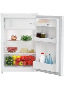 Beko B1754N Einbau-Kühlschrank 54,5cm breit 110 Liter LED Illumination MinFrost Schlepptür-Technik weiß