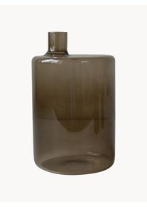 DBKD Wazon Pipe, W 21 cm Brązowy Szkło Ø 13 x W 21 cm