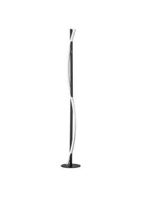 Fischer und Honsel Fischer & Honsel Led-Stehleuchte , Schwarz , Kunststoff , F , 144.5 cm , Touch (on/off), gleichmäßige Lichtverteilung , Lampen & Leuchten, Innenbeleuchtung, Stehlampen, Stehlampen dimmbar