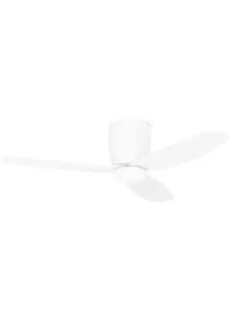 Eglo Deckenventilator , Metall, Kunststoff , 24.2 cm , Fernbedienung, Sommerbetrieb, Winterbetrieb, geräuscharm , Elektrogeräte, Kühlgeräte, Ventilatoren, Deckenventilatoren