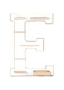 Mid.you Kinderregal , Weiß , Holzwerkstoff , 4 Fächer , 38x54x19 cm , erweiterbar, Toniebox und tonies®-Figuren kompatibel , Babymöbel & Kindermöbel, Babyzimmer, Babyregale & Kinderregale