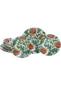 Creatable Tafelservice , Multicolor , Keramik , 12-teilig , 30x25x30 cm , stapelbar , Geschirr, Geschirrsets, Tafelservice