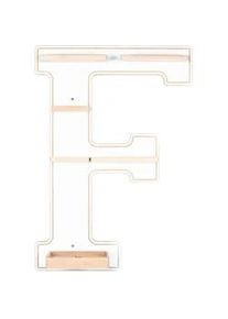 Mid.you Kinderregal , Weiß , Holzwerkstoff , 6 Fächer , 38x54x19 cm , erweiterbar, Toniebox und tonies®-Figuren kompatibel , Babymöbel & Kindermöbel, Babyzimmer, Babyregale & Kinderregale