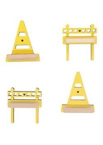 Mid.you Kinderregal , Gelb , Holzwerkstoff , 4 Fächer , 13.5x10.5x5 cm , erweiterbar, Toniebox und tonies®-Figuren kompatibel , Babymöbel & Kindermöbel, Babyzimmer, Babyregale & Kinderregale