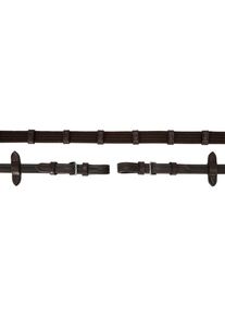 Schockemöhle Durasoft Web SP Zügel, WB, dark brown/silver