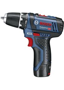 Bosch Professional GSR 12V-15 Akku-Bohrschrauber Akkuschrauber 12V 2Ah 4Ah 2x Akku Li-Ion Ladegerät