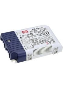 MW Mean Well LCM-40DA LED-Treiber Konstantstrom PFC-Schaltkreis &Uuml;berlastschutz dimmbar 42 Watt 0,35-1,05A 2-100V/DC