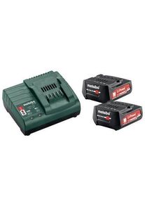 Metabo 685300000 Werkzeug-Akku Basic-Set 12V 2Ah Li-Ion Ladegerät Ladestation