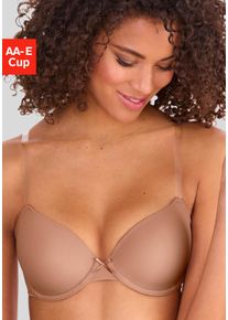 Lascana Schalen-BH »Ela«, mit transparenten Trägern, perfect basic mit Bügel, Basic Dessous