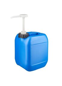 5 liters blå dunk med doseringspumpe