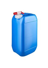 15 liters blå dunk med taphane