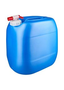 30 liters blå dunk med taphane