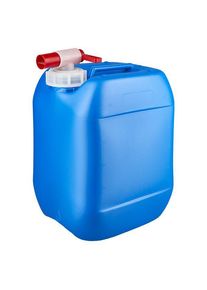 10 liters blå dunk med taphane