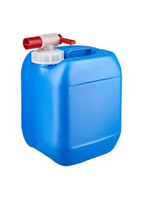 5 liters blå dunk med taphane