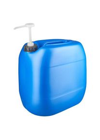 30 liters blå dunk med doseringspumpe