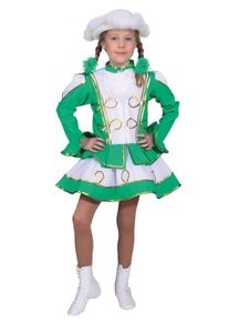 Orlob Déguisement enfant Funkenmariechen vert