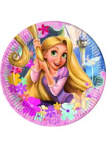 Procos Assiette en papier ronde Raiponce Adventure 23 cm