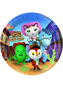 Procos Sheriff Callie 8 assiettes en papier 23cm