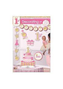 Bristol Ensemble de 10 pièces de décoration Princesse premier anniversaire