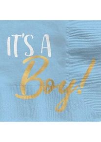 Amscan 16 Serviettes It's a Baby Boy 25cm