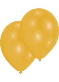 Amscan Lot de 10 ballons dorés 25 cm