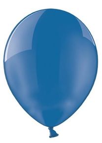 partydeco 100 balloons crystal blue 13cm