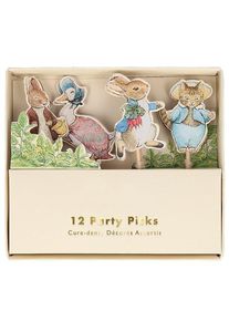 12 brochettes de gâteau Peter Rabbit