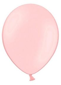 partydeco 100 ballons de fête rose clair 25cm