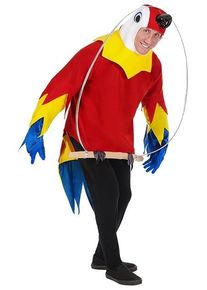 Widmann Funny parrot costume for adults