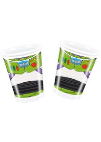 Procos 8 gobelets en plastique Toy Story Star Power 200 ml