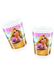 Procos Paquet de 10 gobelets en plastique Raiponce Adventure