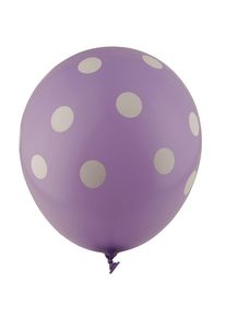 5 points ballons amusants en latex violet 30cm