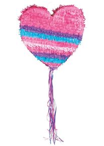 Boland Pinata treno cuore rosa 37 x 36 cm