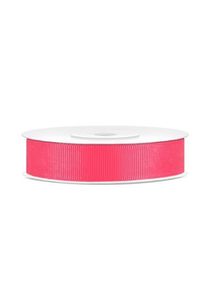 partydeco Ruban gros-grain 25m en fuchsia