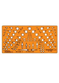 Planzeichenschablone II Standardgraph 7358