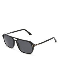 Tom Ford FT0910 CROSBY | okulary przeciwsłoneczne | Kształt okularów: kanciasty, tworzywo sztuczne, czarny