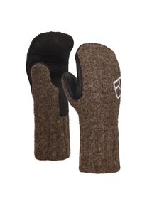Ortovox Classic Wool Mitten Leather Gloves Men (M, brown)