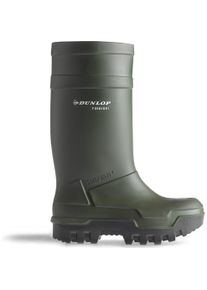 Dunlop, Herren, Gummistiefel, TILBURG PU-STIEFEL Purofort Thermo+ C662933, Grün, (37)