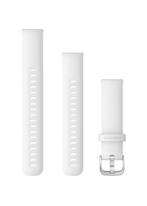 Garmin Quick Release Band (18 mm, Silikon), Uhrenarmband, Weiss