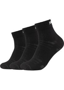 Skechers, Unisex, Socken, Mesh Ventilation, Schwarz, (3er Pack, 35 - 38)