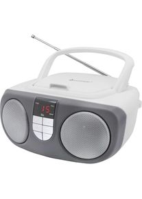 Soundmaster SCD1400WE (FM), Radio, Weiss, Grau