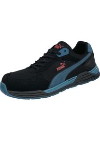 Puma, Sicherheitsschuhe, Frontside Black/Blue low Sicherheitshalbschuh S1P (S1P, 45)