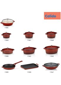 Kela Bratpfanne Calido rot, Pfanne + Kochtopf, Rot