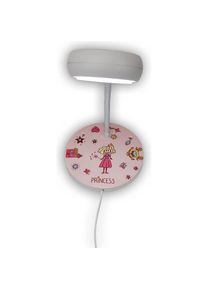 Niermann Stand By, Kinderlampe, Niermann Princess Lese-Wandleuchte GX53 Rosa, Weiss Made in Germany