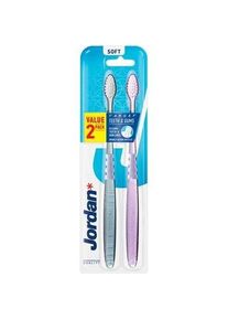 Jordan, Handzahnbürste, TEETH & GUMS cepillo dental #suave 2 uds (Weich, 2 x)