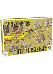 Selecta Spielzeug Brettspiel Spiele aus der Vergangenheit - Matt the Traveler/Goose Game