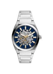 Fossil, Armbanduhr, Everett Automatic, Silber, (Analoguhr, 42 mm)