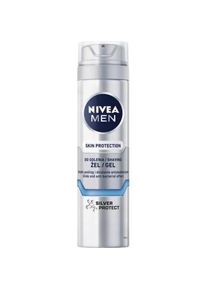 Nivea, Rasierschaum + Rasiergel, Men Skin Protection żel do golenia Silver Protect 200ml (200 ml, Rasierschaum)