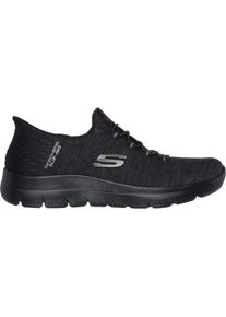 Skechers, Damen, Sneakers, summits sneaker - dazzling haze, Schwarz, (39)